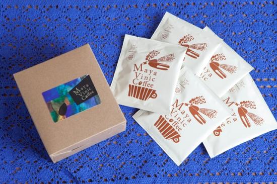 【専用箱入り】ﾒｷｼｺ・マヤビニック　少量直火焙煎による本格ドリップパックコーヒー（10g×5袋）