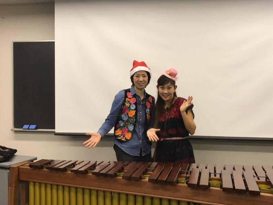 メキシコ在住　古徳景子さんのマリンバによるクリスマスコンサートへ