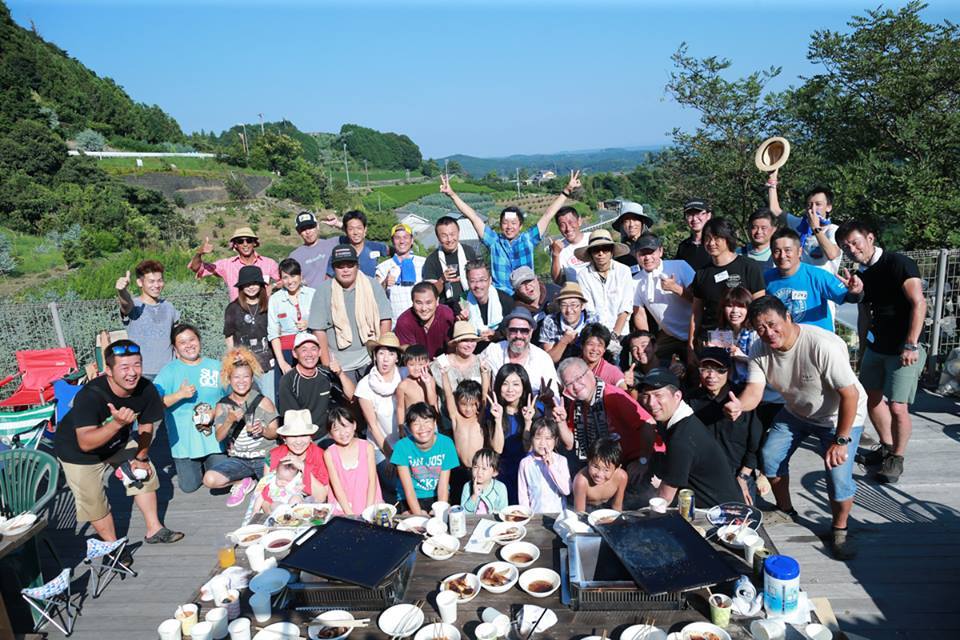二輪のふるさとで夏の終わりのBBQ